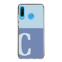 Slim Protection Case［ Original - initial two tone - C blue ］