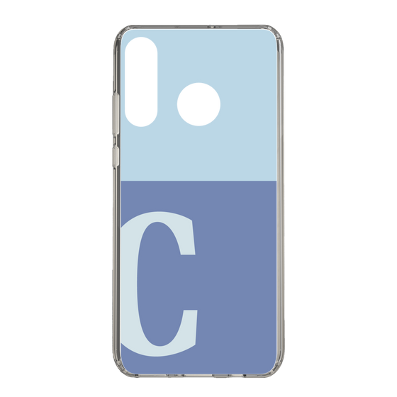 Slim Protection Case［ Original - initial two tone - C blue ］