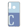 Slim Protection Case［ Original - initial two tone - C blue ］