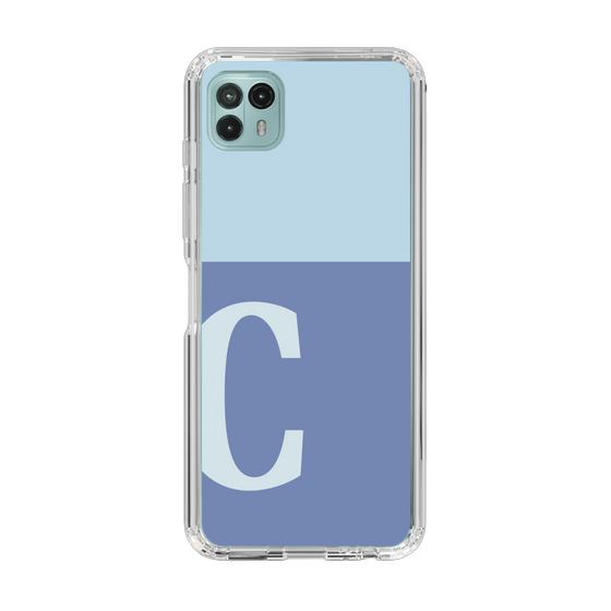 Slim Protection Case［ Original - initial two tone - C blue ］
