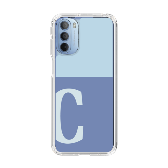 Slim Protection Case［ Original - initial two tone - C blue ］