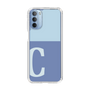 Slim Protection Case［ Original - initial two tone - C blue ］