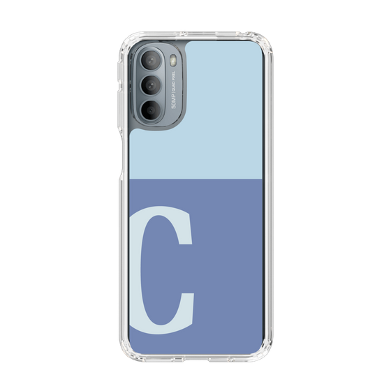 Slim Protection Case［ Original - initial two tone - C blue ］