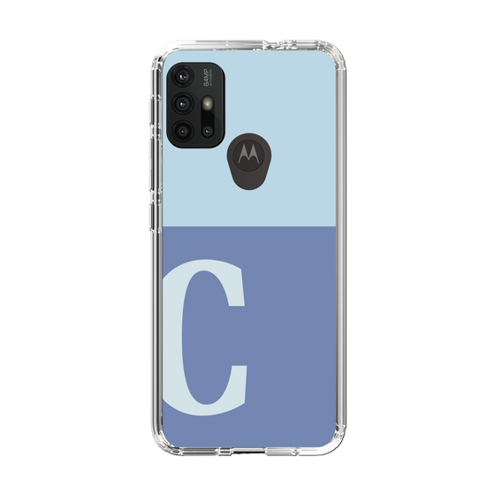 Slim Protection Case［ Original - initial two tone - C blue ］