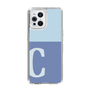 Slim Protection Case［ Original - initial two tone - C blue ］