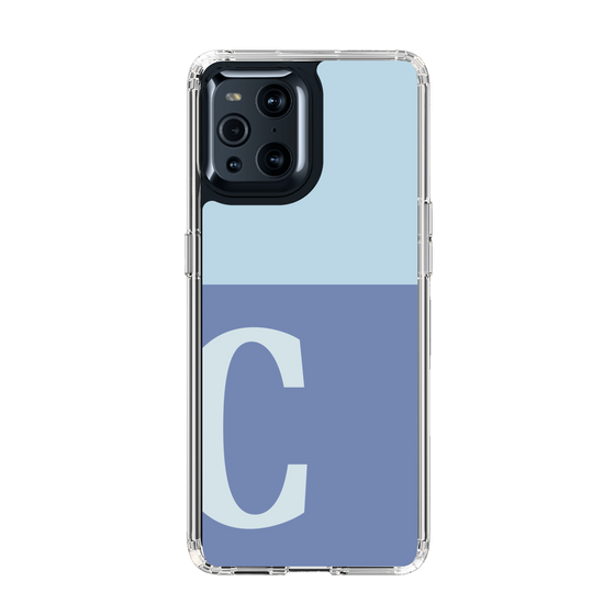 Slim Protection Case［ Original - initial two tone - C blue ］