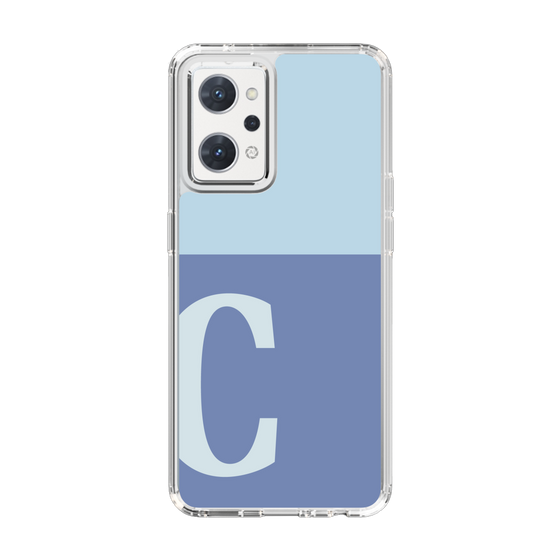 Slim Protection Case［ Original - initial two tone - C blue ］