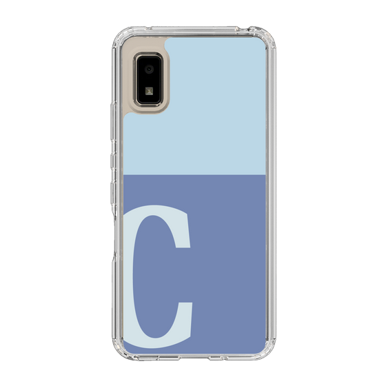 Slim Protection Case［ Original - initial two tone - C blue ］