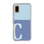 Slim Protection Case［ Original - initial two tone - C blue ］