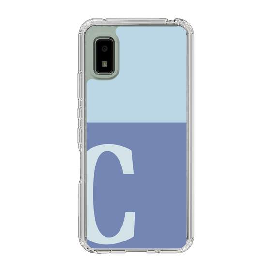 Slim Protection Case［ Original - initial two tone - C blue ］