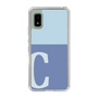 Slim Protection Case［ Original - initial two tone - C blue ］
