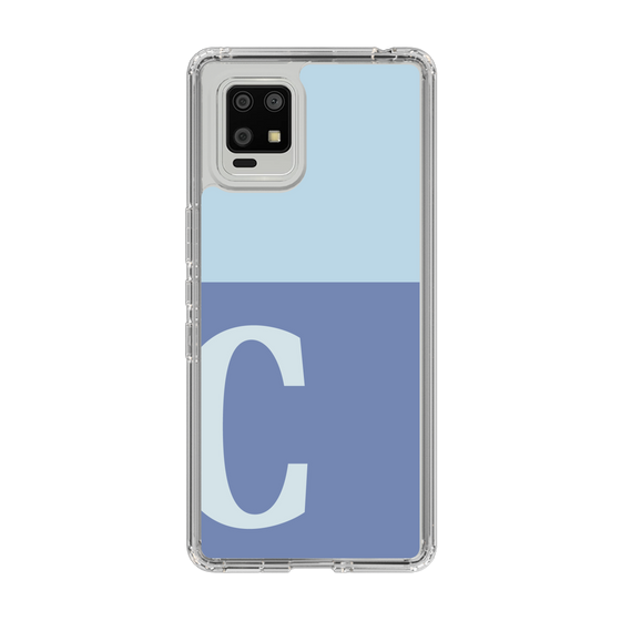 Slim Protection Case［ Original - initial two tone - C blue ］