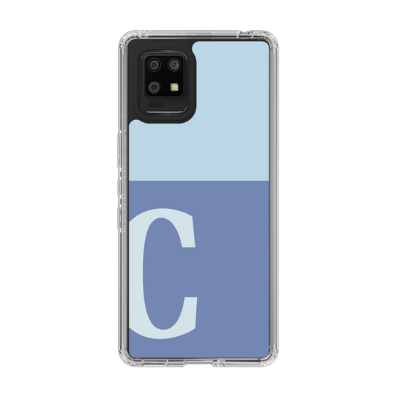 Slim Protection Case［ Original - initial two tone - C blue ］
