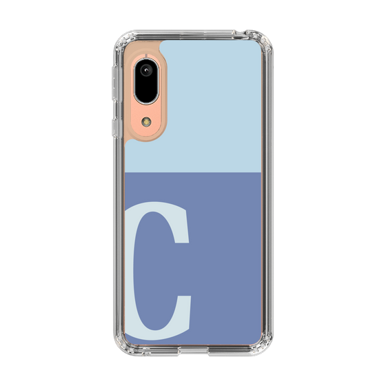 Slim Protection Case［ Original - initial two tone - C blue ］