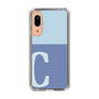 Slim Protection Case［ Original - initial two tone - C blue ］