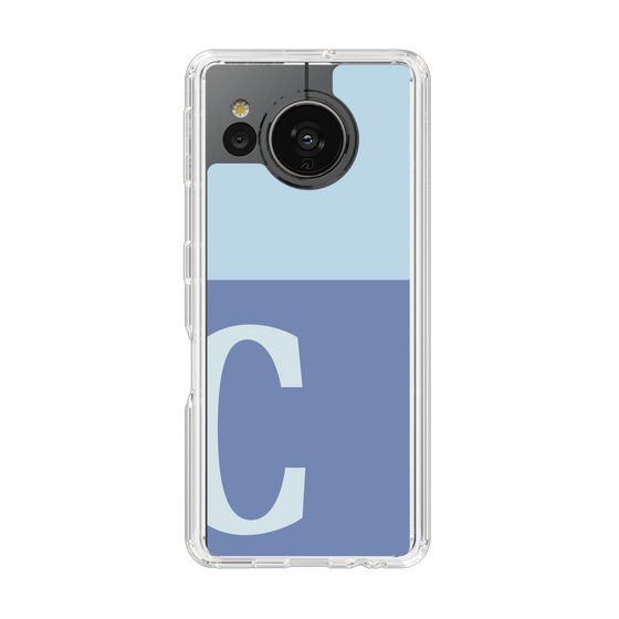 Slim Protection Case［ Original - initial two tone - C blue ］