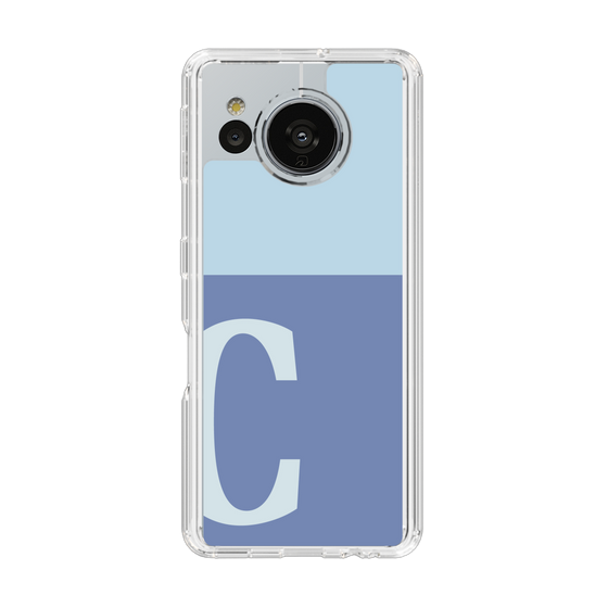 Slim Protection Case［ Original - initial two tone - C blue ］