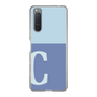 Slim Protection Case［ Original - initial two tone - C blue ］
