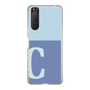 Slim Protection Case［ Original - initial two tone - C blue ］