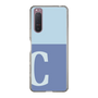 Slim Protection Case［ Original - initial two tone - C blue ］