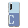 Slim Protection Case［ Original - initial two tone - C blue ］