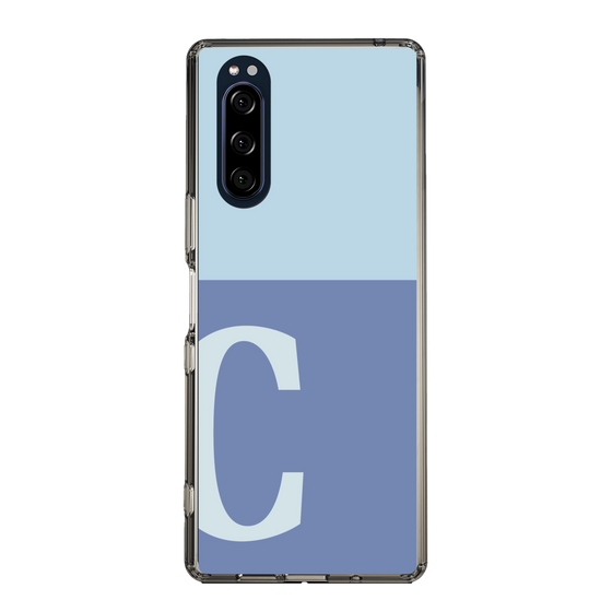 Slim Protection Case［ Original - initial two tone - C blue ］