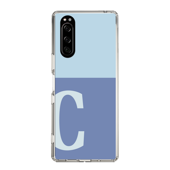 Slim Protection Case［ Original - initial two tone - C blue ］