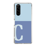 Slim Protection Case［ Original - initial two tone - C blue ］
