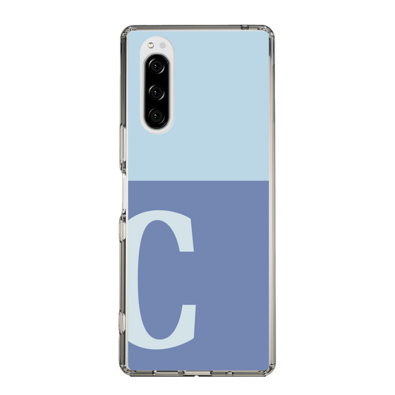 Slim Protection Case［ Original - initial two tone - C blue ］