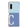 Slim Protection Case［ Original - initial two tone - C blue ］