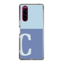 Slim Protection Case［ Original - initial two tone - C blue ］