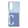 Slim Protection Case［ Original - initial two tone - C blue ］