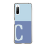 Slim Protection Case［ Original - initial two tone - C blue ］