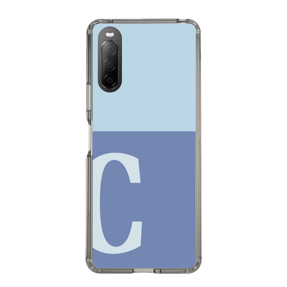 Slim Protection Case［ Original - initial two tone - C blue ］