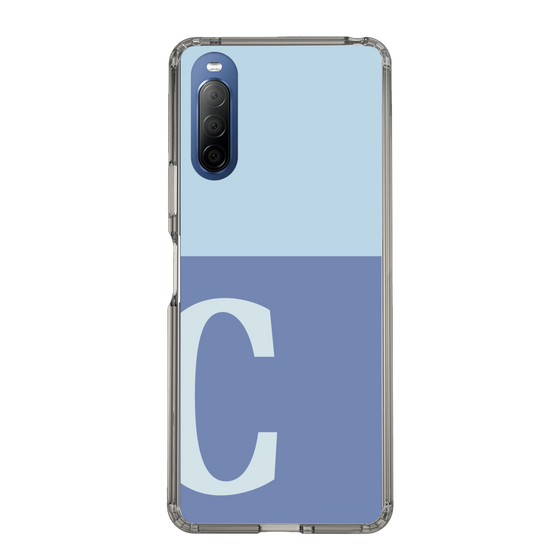 Slim Protection Case［ Original - initial two tone - C blue ］