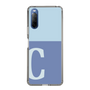 Slim Protection Case［ Original - initial two tone - C blue ］