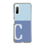 Slim Protection Case［ Original - initial two tone - C blue ］