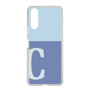 Slim Protection Case［ Original - initial two tone - C blue ］