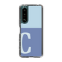 Slim Protection Case［ Original - initial two tone - C blue ］