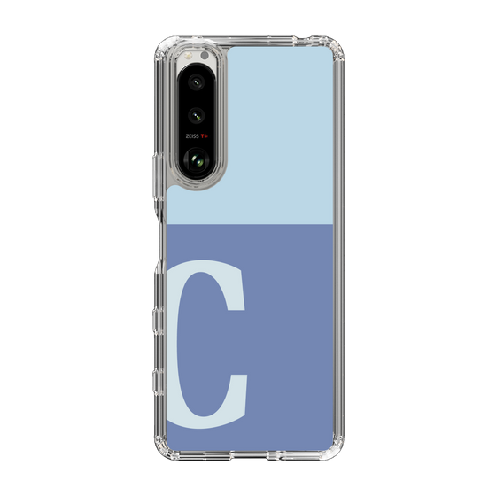 Slim Protection Case［ Original - initial two tone - C blue ］