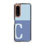 Slim Protection Case［ Original - initial two tone - C blue ］