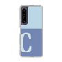Slim Protection Case［ Original - initial two tone - C blue ］