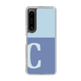 Slim Protection Case［ Original - initial two tone - C blue ］