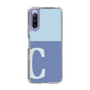 Slim Protection Case［ Original - initial two tone - C blue ］