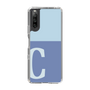 Slim Protection Case［ Original - initial two tone - C blue ］