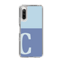 Slim Protection Case［ Original - initial two tone - C blue ］