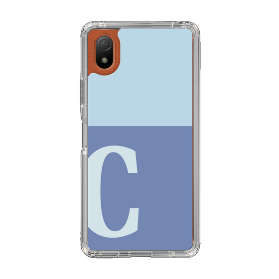Slim Protection Case［ Original - initial two tone - C blue ］