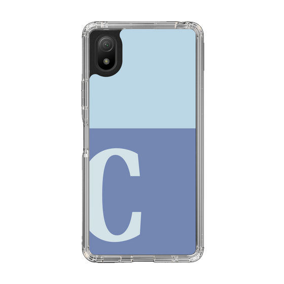 Slim Protection Case［ Original - initial two tone - C blue ］