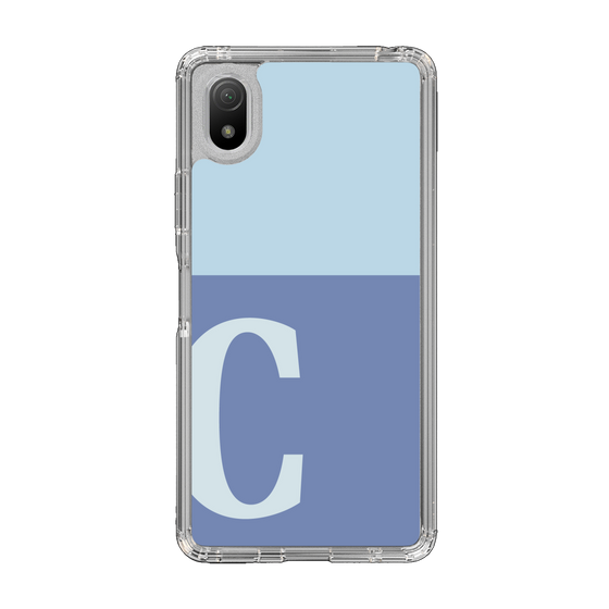 Slim Protection Case［ Original - initial two tone - C blue ］