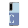 Slim Protection Case［ Original - initial two tone - C blue ］